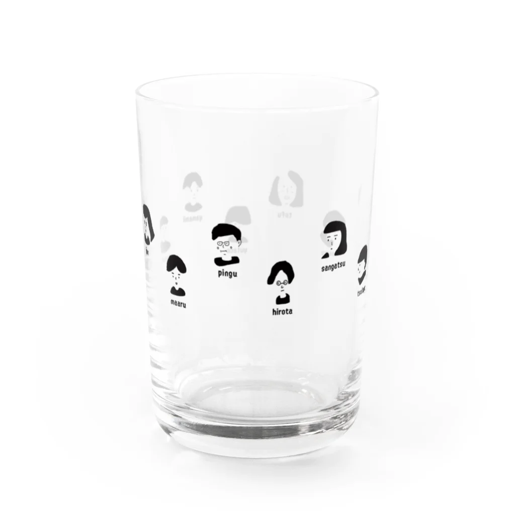 hirotaの嘘つきグラス（黒） Water Glass :left