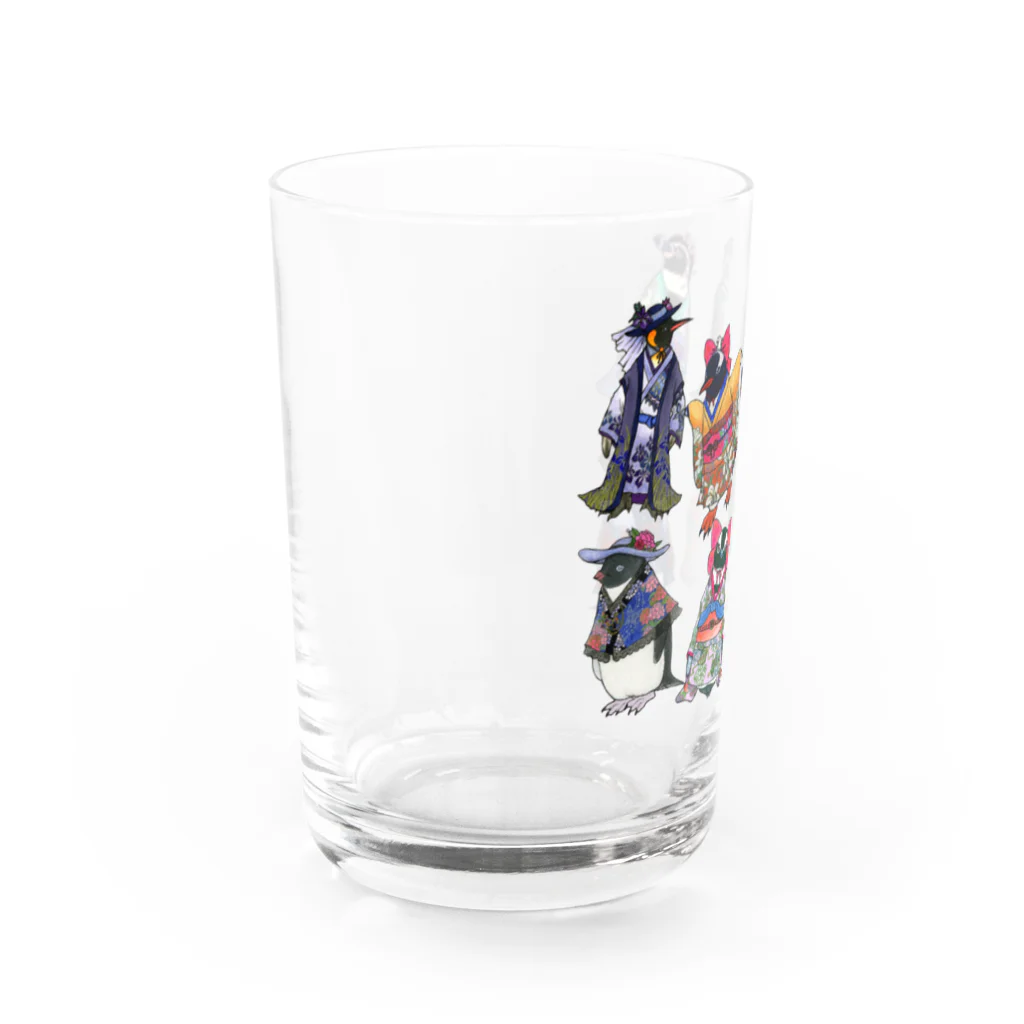 ヤママユ(ヤママユ・ペンギイナ)のKimono Penguins Water Glass :left