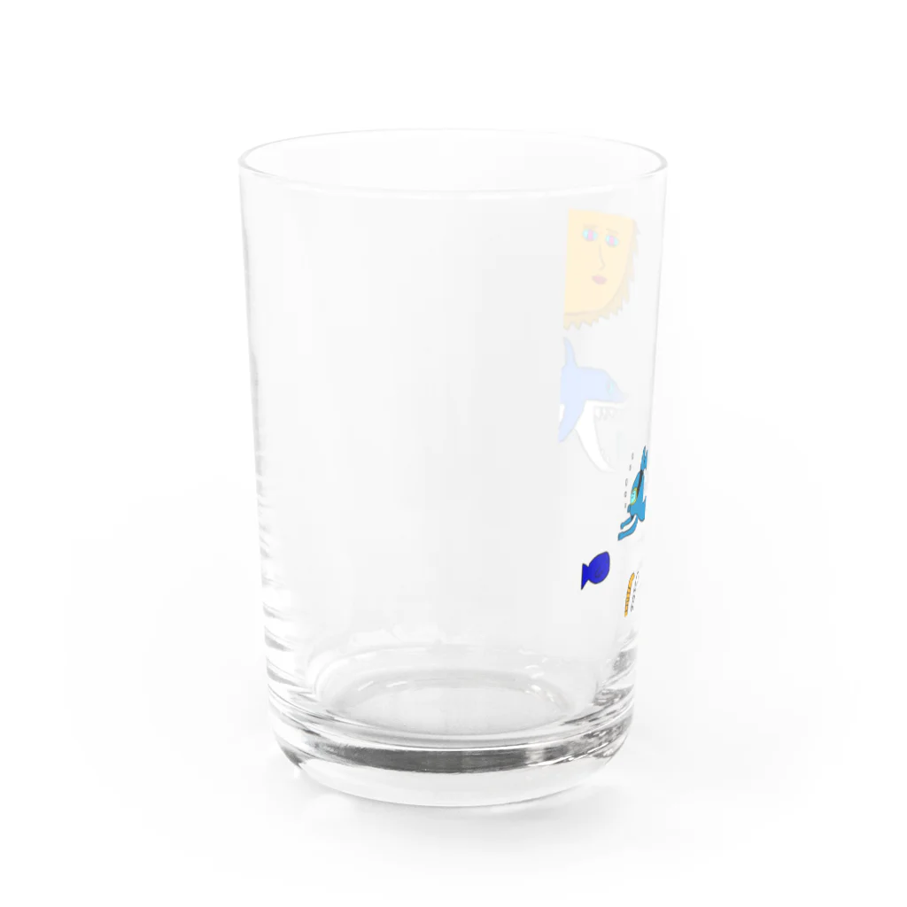 クズな青いウサギのクズな青いウサギダイバー Water Glass :left