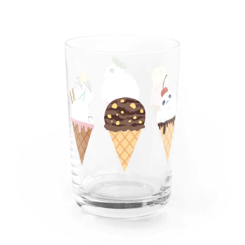 BARE FEET/猫田博人のアザラシアイス・グラス Water Glass :left