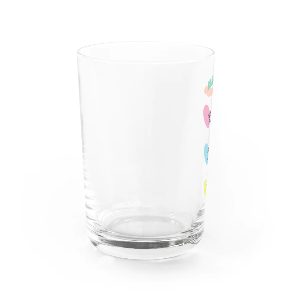 膝舐め・ショッピングセンターの跳躍した安・定・感 Water Glass :left