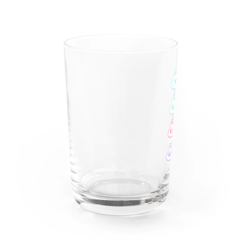 玉野ハヅキの謎のくまめたち Water Glass :left