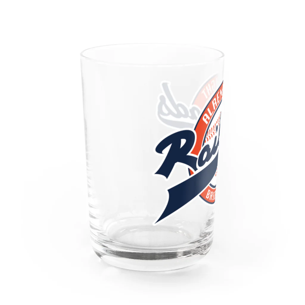 PoooompadoooourのRailroadsボールロゴ Water Glass :left