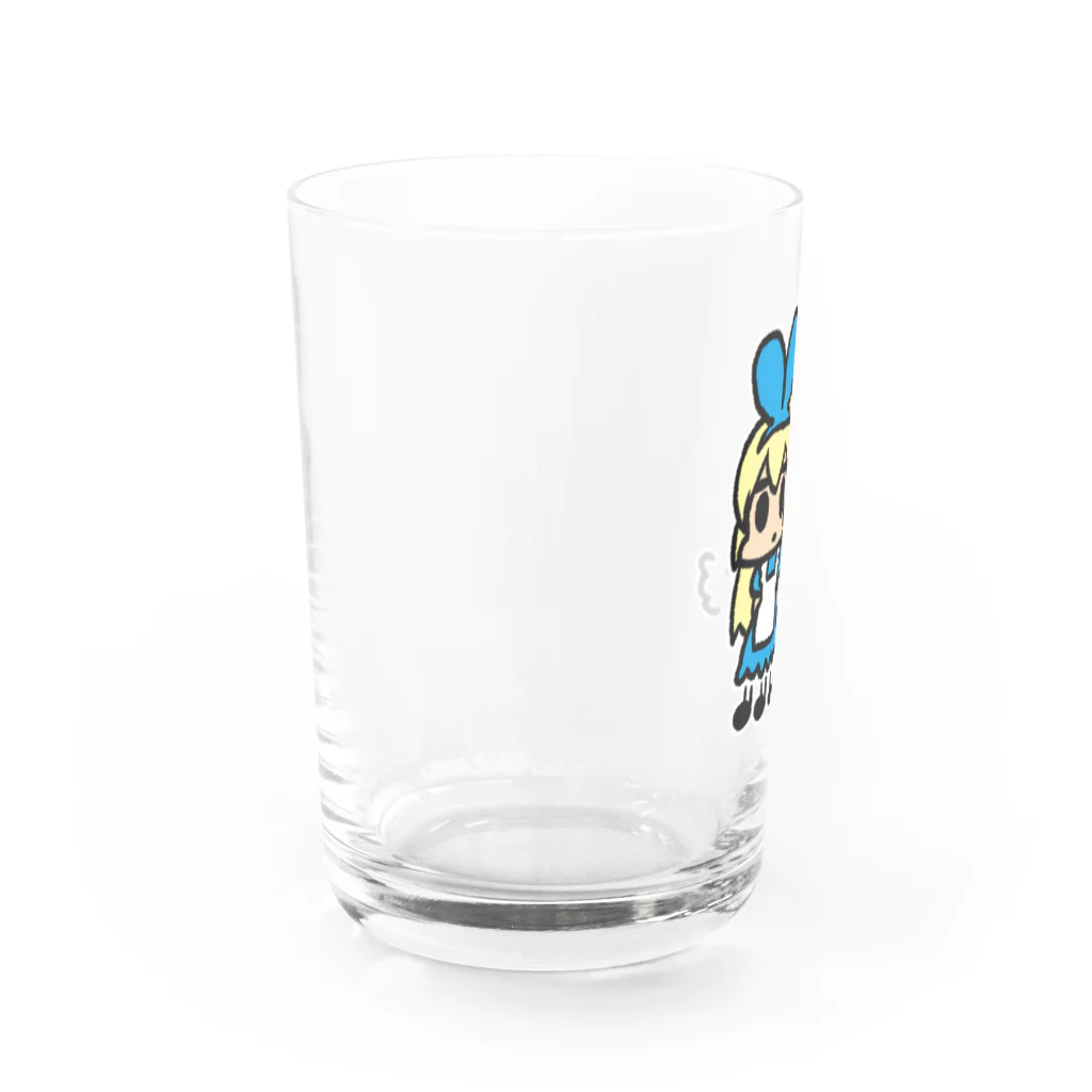 空飛ぶねこちゃん研究所のカサカサアリス Water Glass :left