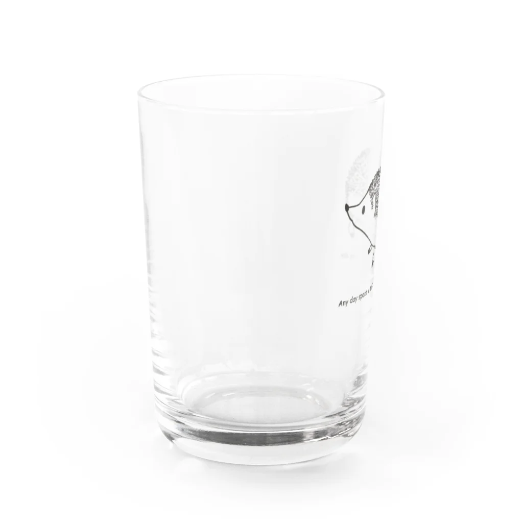 Hanamiのシンプルハリネズミ Water Glass :left