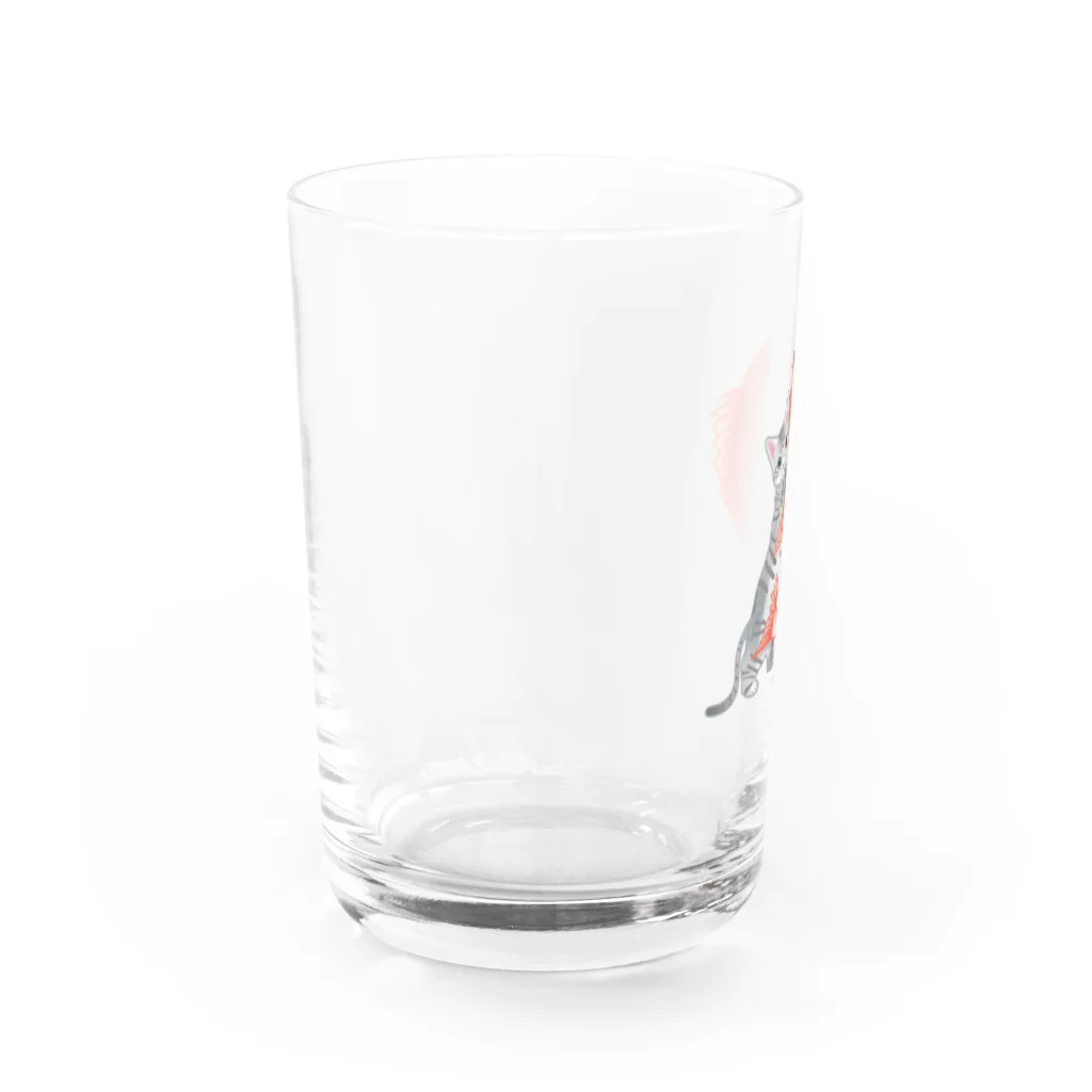 みらくしよしもの（公式）恋猫（姫ニャン） Water Glass :left