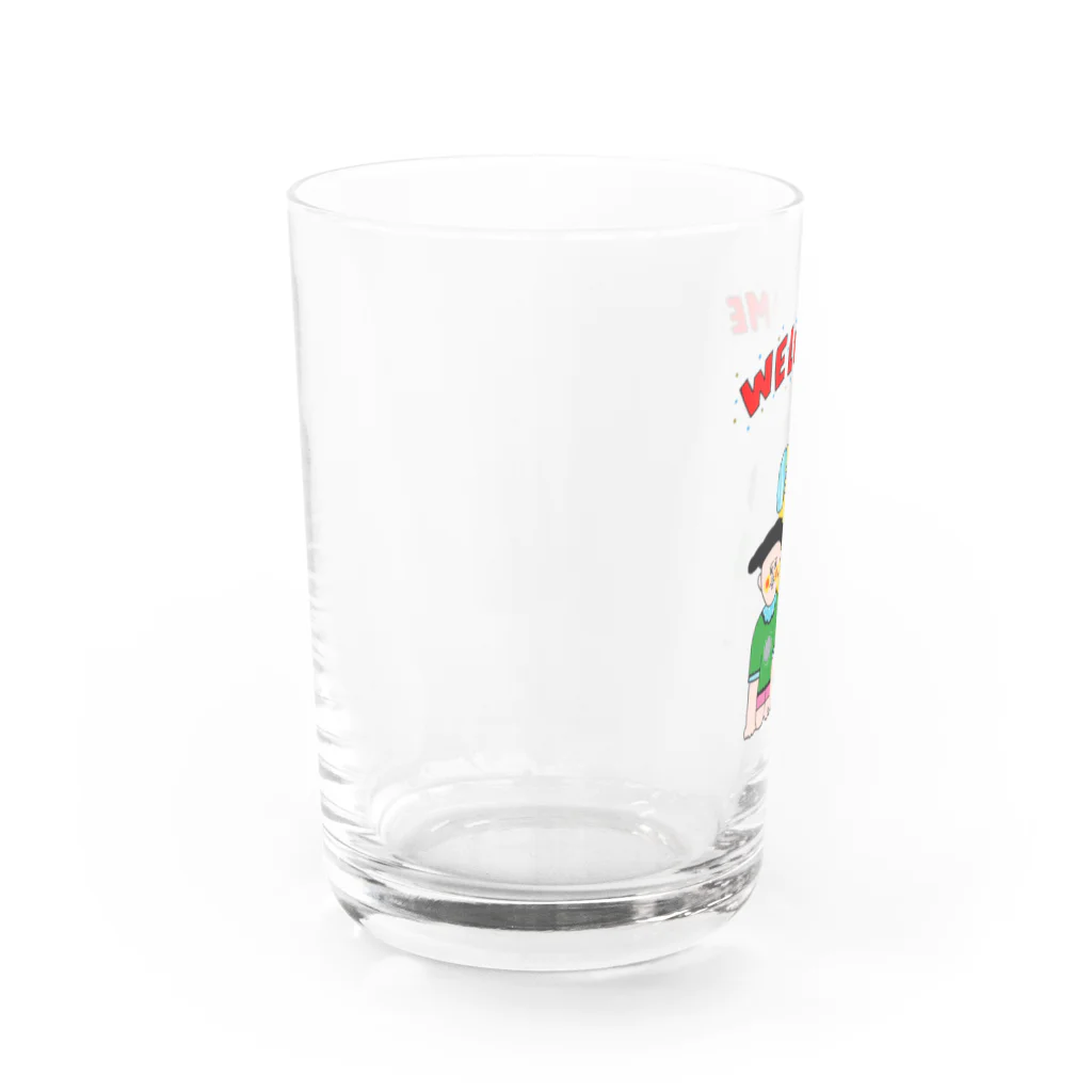 Claraのおみせのウェルカム一家 Water Glass :left