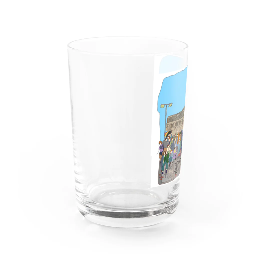 ルサンチマンのベルリンの壁 Water Glass :left