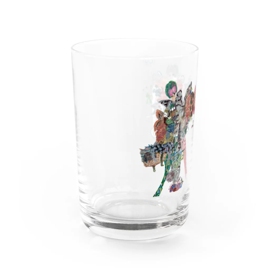 ふっかふっかひゅーんのあれやこれやかんがえているの Water Glass :left