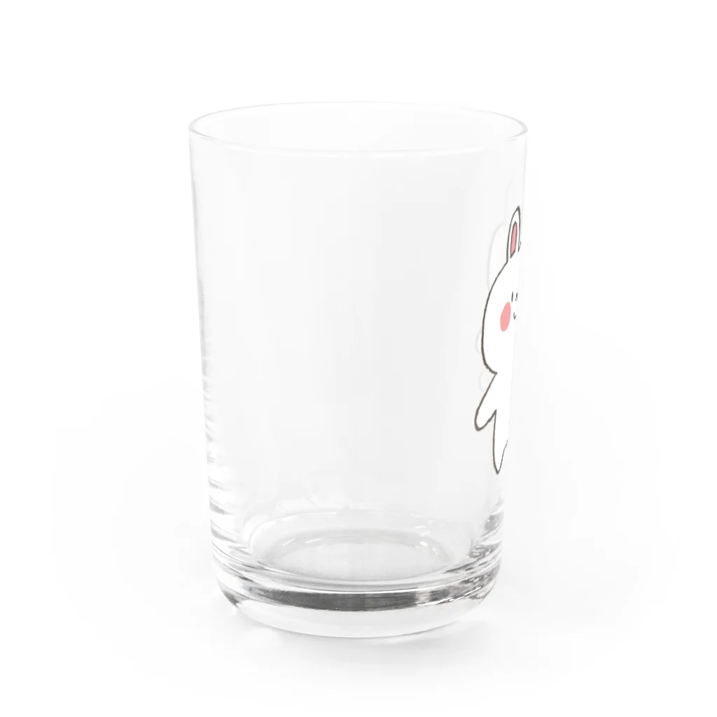 ゴキゲンサンショップのうさちゃん Water Glass :left