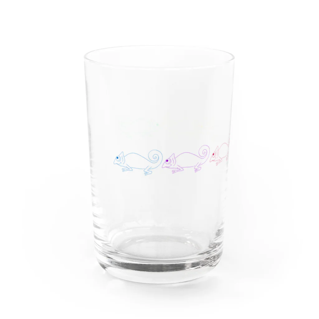 松村有莉の店のスケスケカメレオン。 Water Glass :left