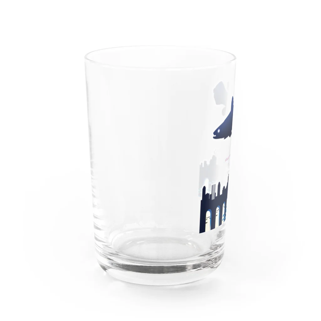 Phantom Plants shopのclaudite consciousness(シーラカンス) Water Glass :left