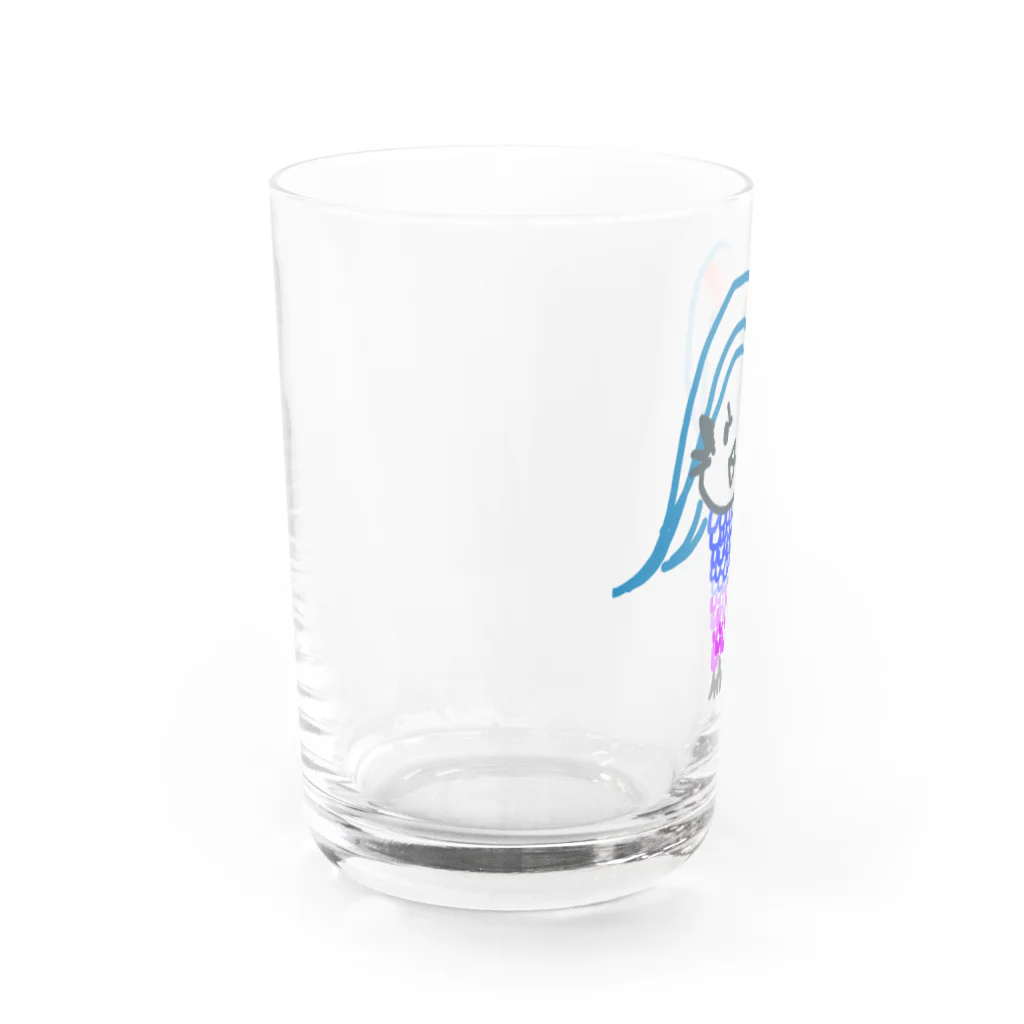 ちえのアマビエちゃん疫病退散 Water Glass :left