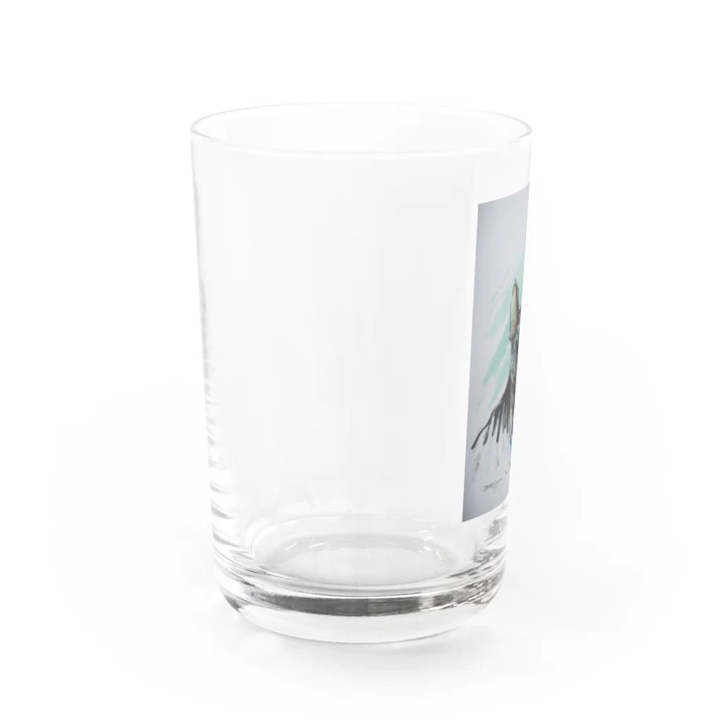 永久凍土の国の白夜のスフィンクス猫２０２０ Water Glass :left