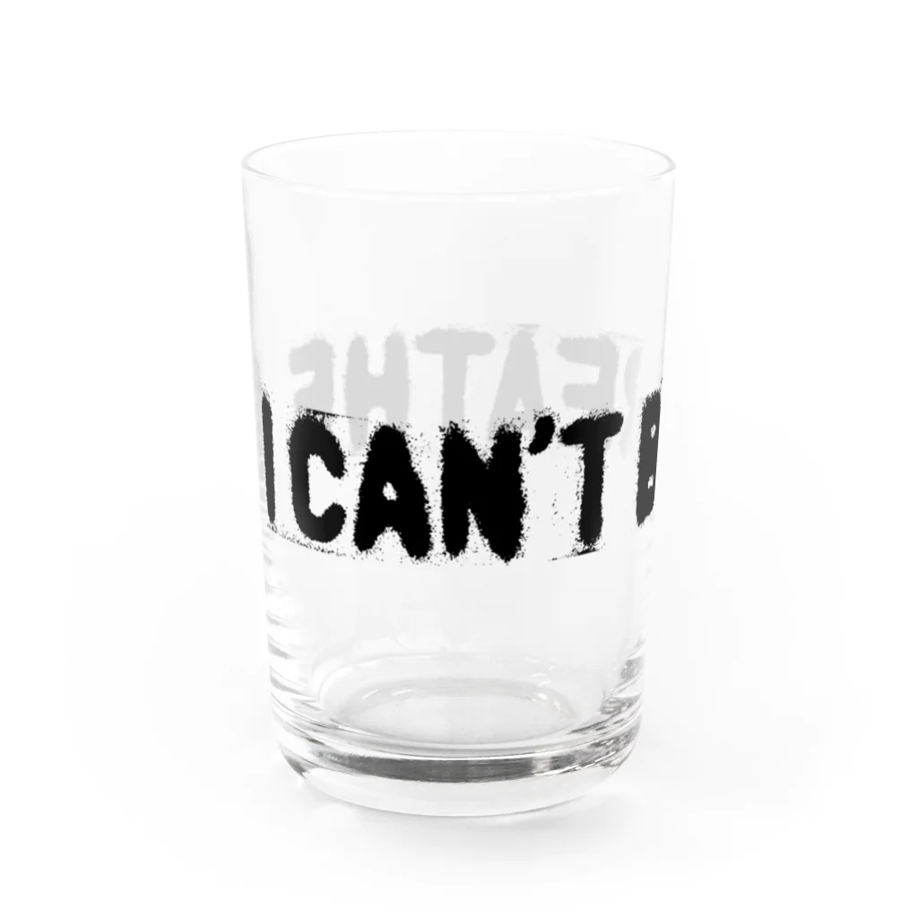 shoppのI CAN'T BREATHE Water Glass :left