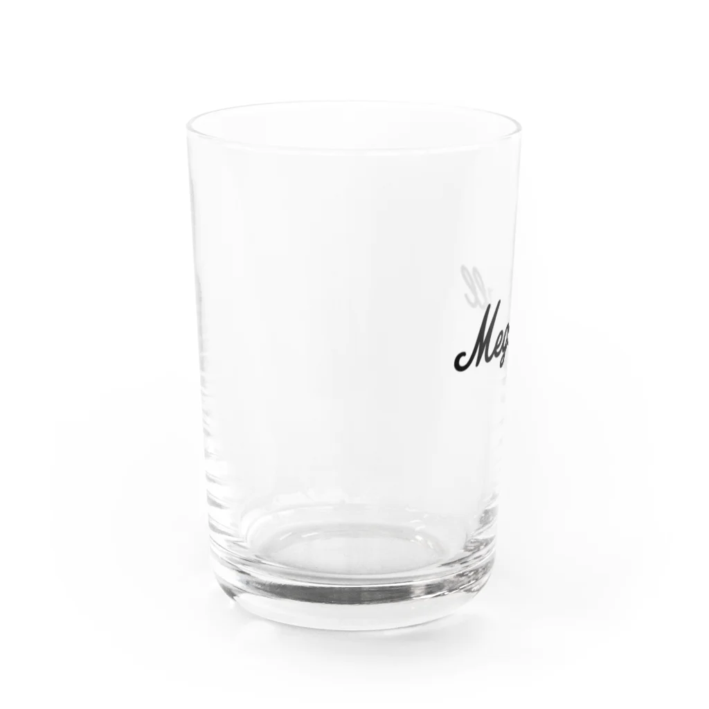 雑貨屋めぐみ堂✴︎SUZURIのMegshall Water Glass :left
