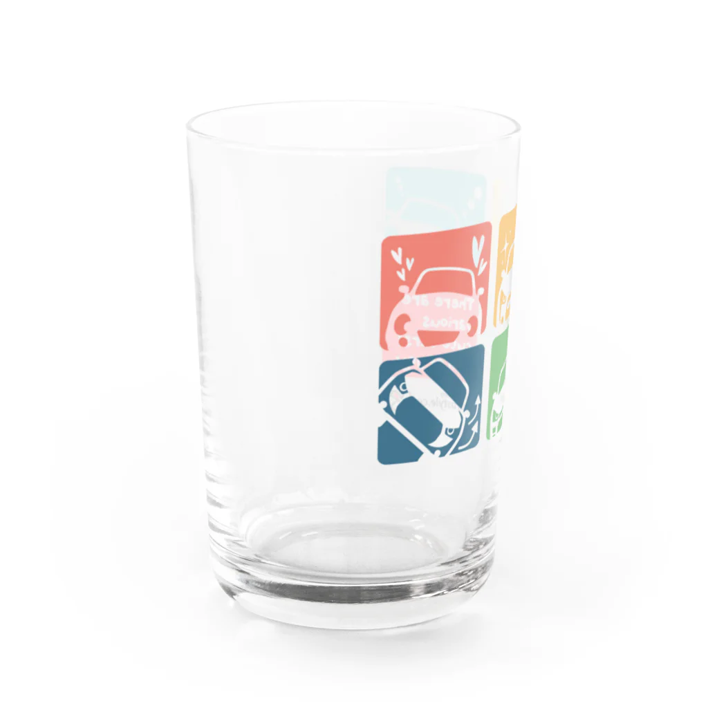 ユルスタ＠SUZURIのからふるこぺん｜Copen コペン Water Glass :left
