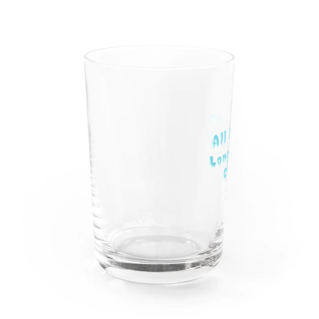 クドームーンの全日本ロングヘアー研究会 オフィシャル Water Glass :left