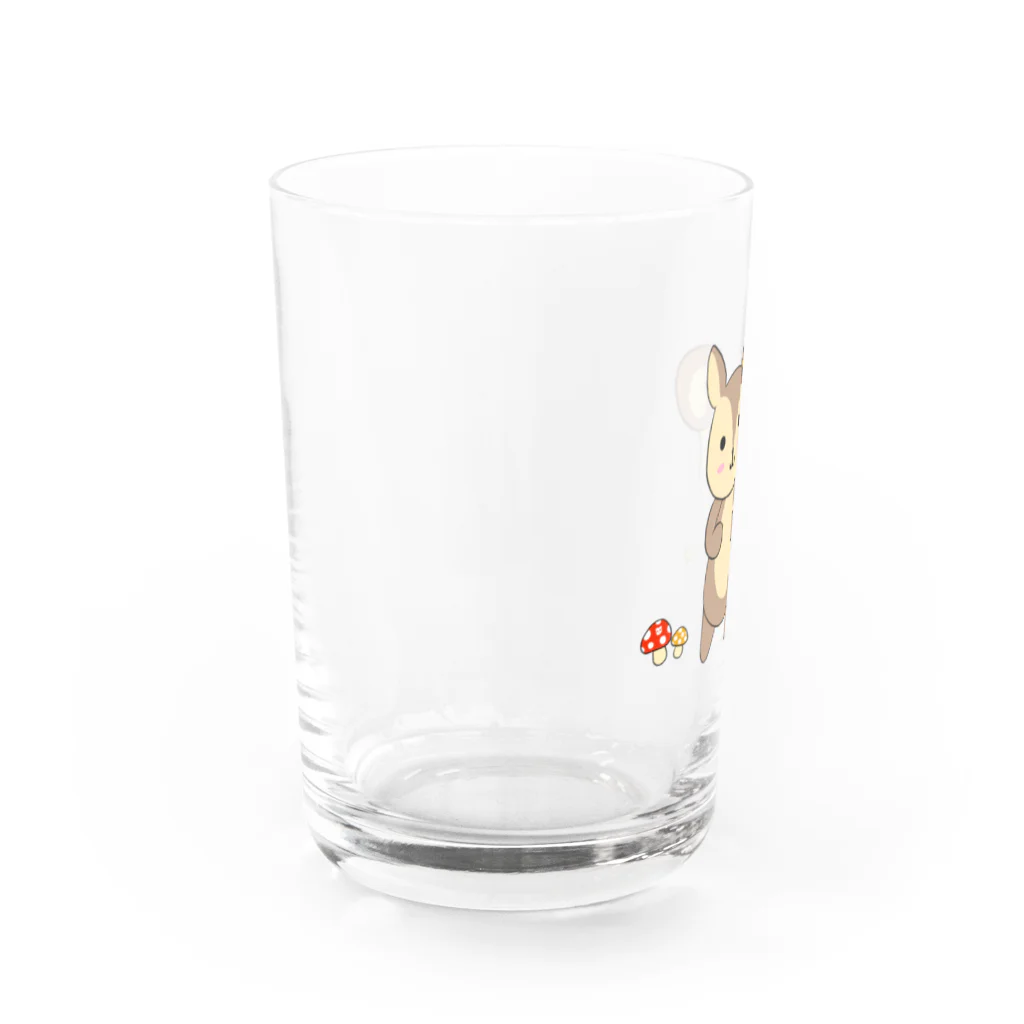 ぱんだ日和のリスちゃん Water Glass :left