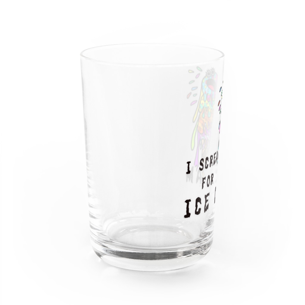 CREAMY YODAのI SCREAM  FOR ICE CREAM 202 Water Glass :left