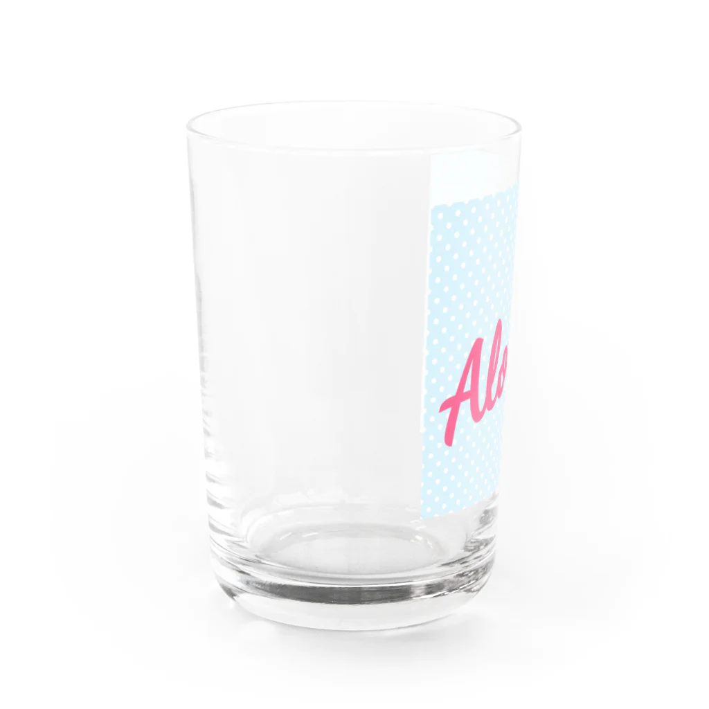 a♡のAloha Water Glass :left