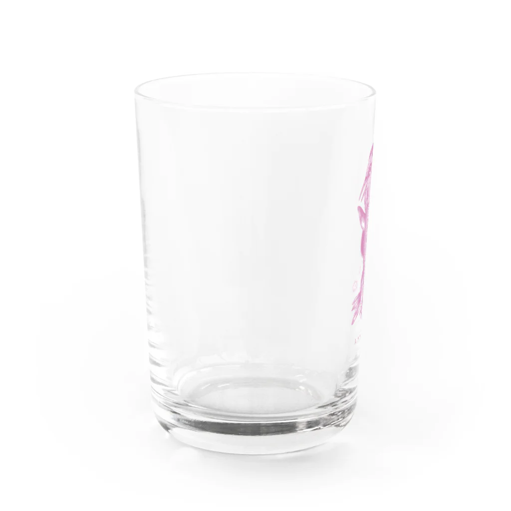 MISHA×ARTS (ミーシャアーツ)のアマビエ グラス (ピンク) グラス左面