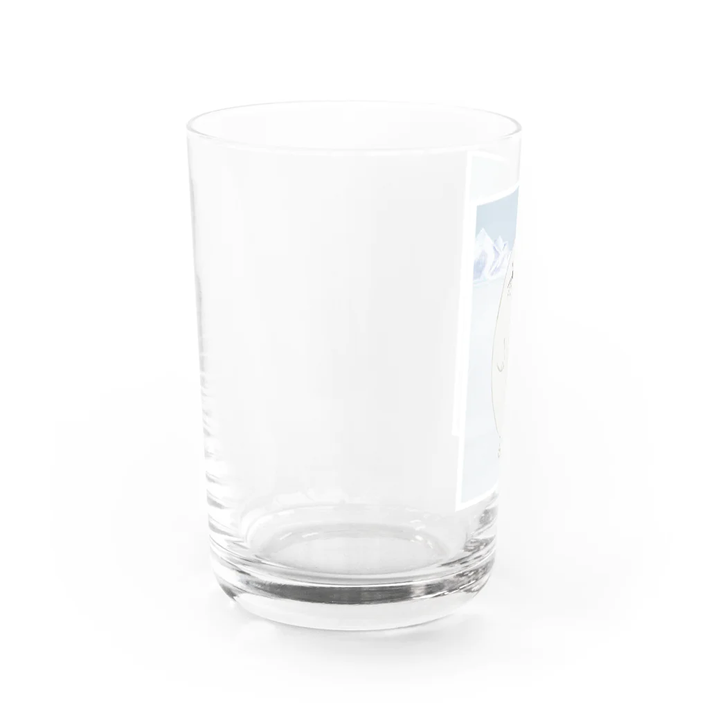 半袖の seal-glass Water Glass :left