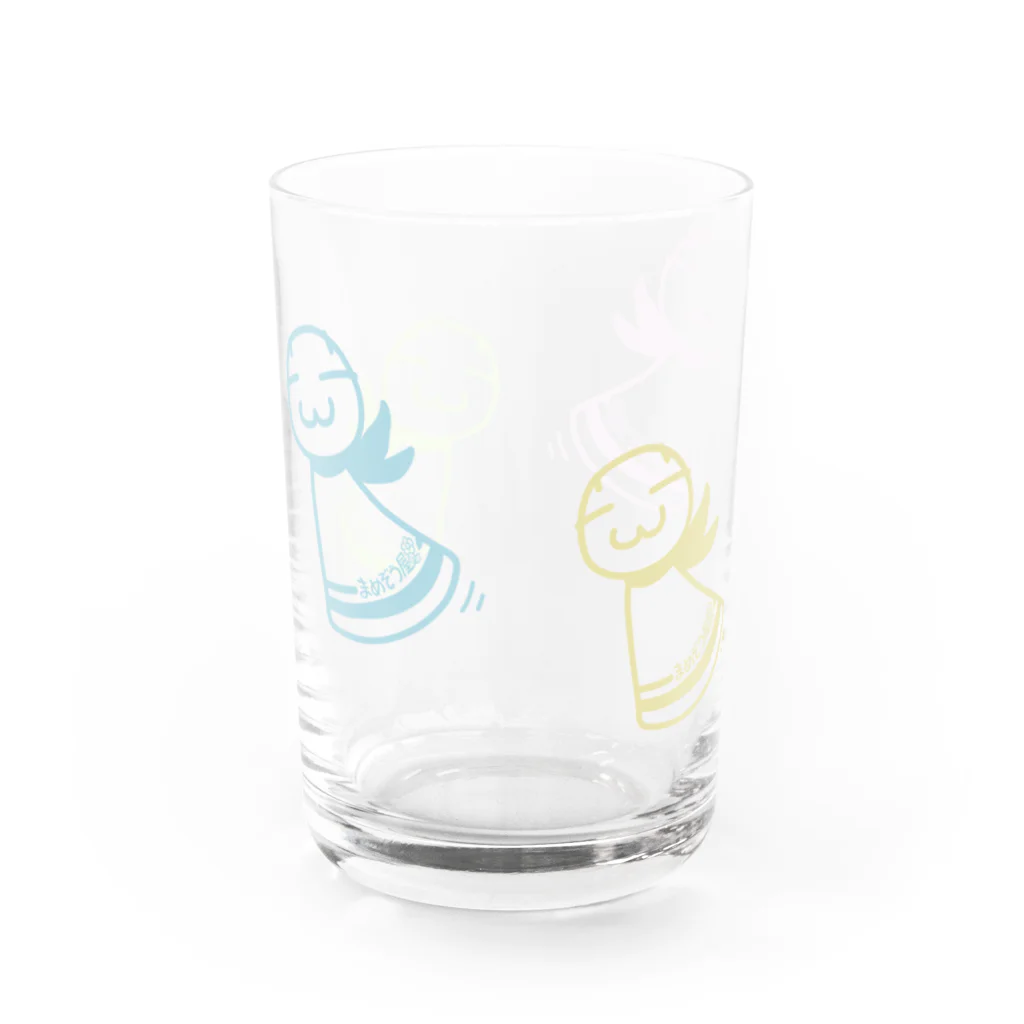 まめぞう屋のふわふわまめてる's Water Glass :left