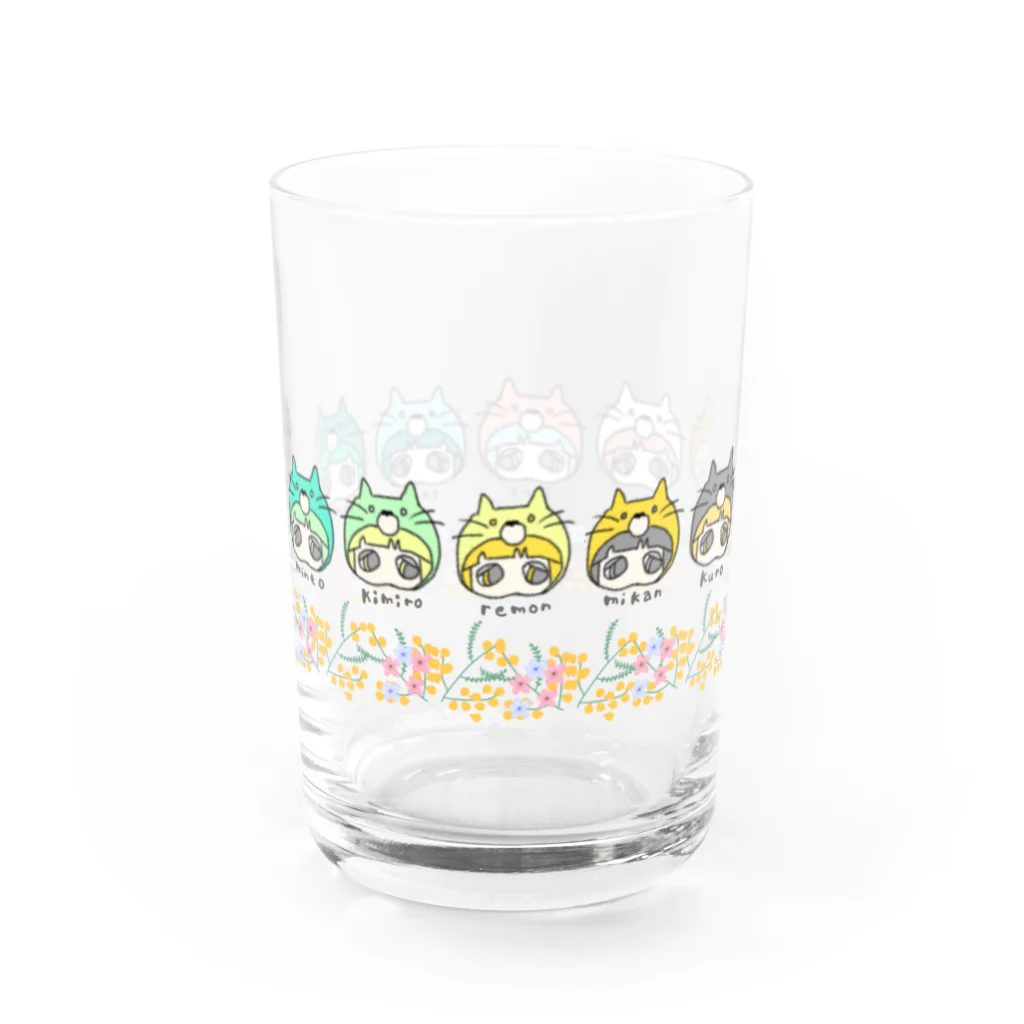 たゆたるのぬこ Water Glass :left