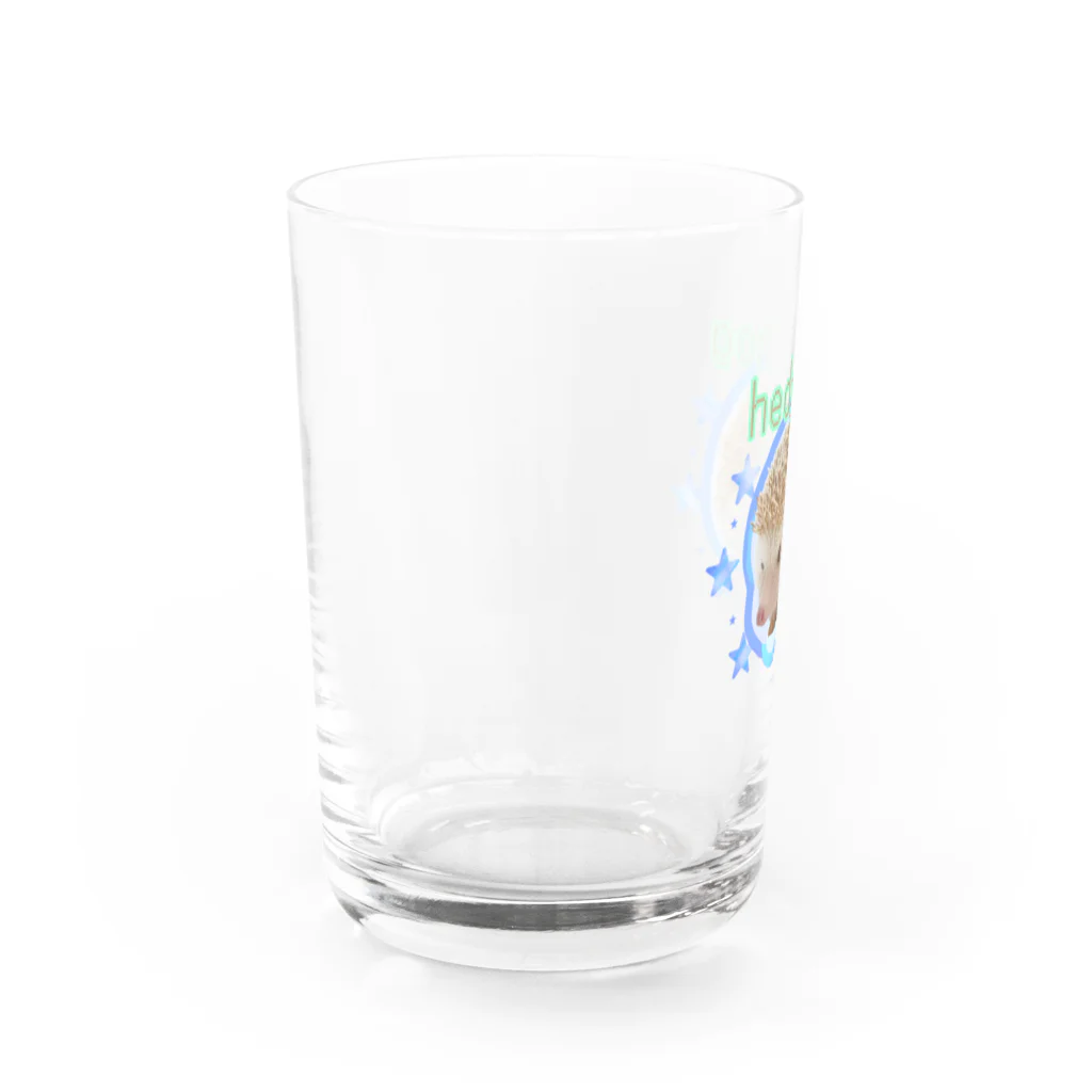 NukoNukoのハリネズミと青い星 Water Glass :left