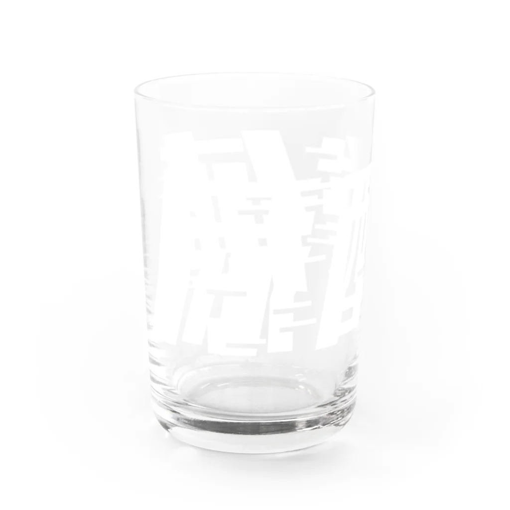 SANKAKU DESIGN STOREの光の速度で上がる尿酸値。 白 Water Glass :left