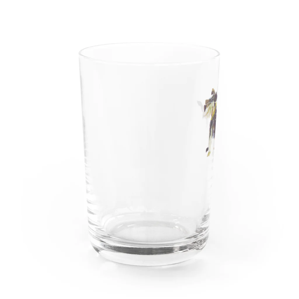 のばら（NOBARA）のシュナウザーのコップ Water Glass :left