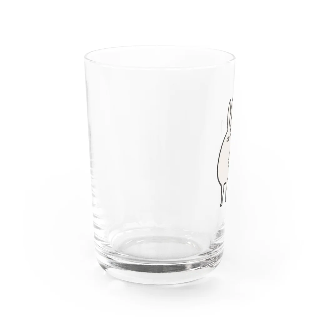 うさぎ本舗の透けないうさぎたち Water Glass :left