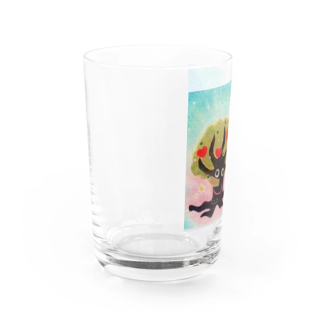 C.L.S♡osidu♡のOhanaの木シリーズ　by C.L.S Water Glass :left