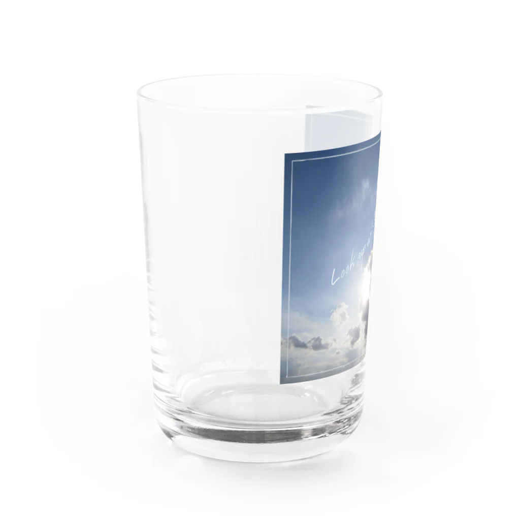 さら｜空コレクターのきょうのそら「青空」 Water Glass :left