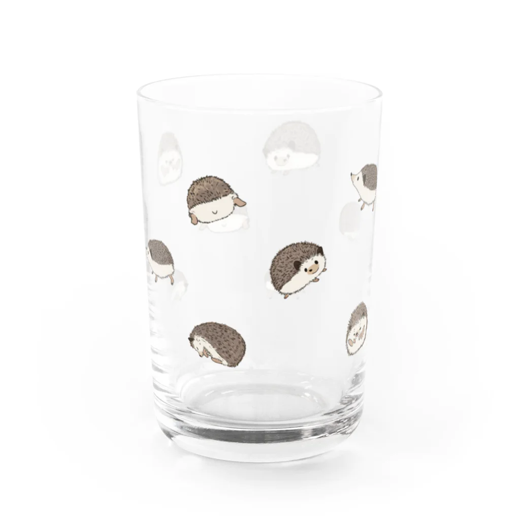 Hanamiのハリネズミいっぱい Water Glass :left