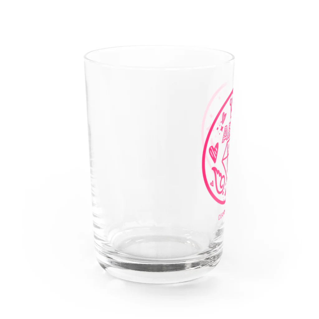 ABAX DIAMOND co.のABAX DIAMOND co. 丸型cute柄 Water Glass :left