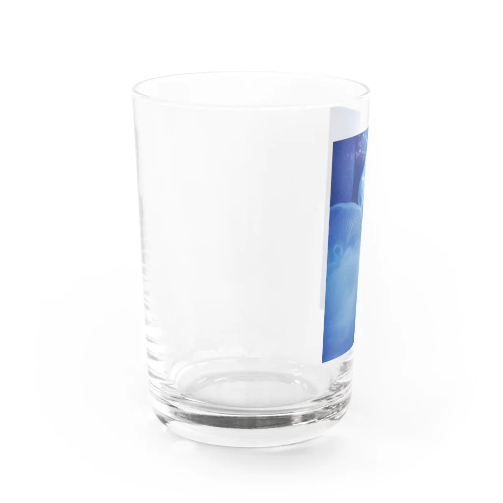 omusubi panのきらきらくらげ Water Glass :left