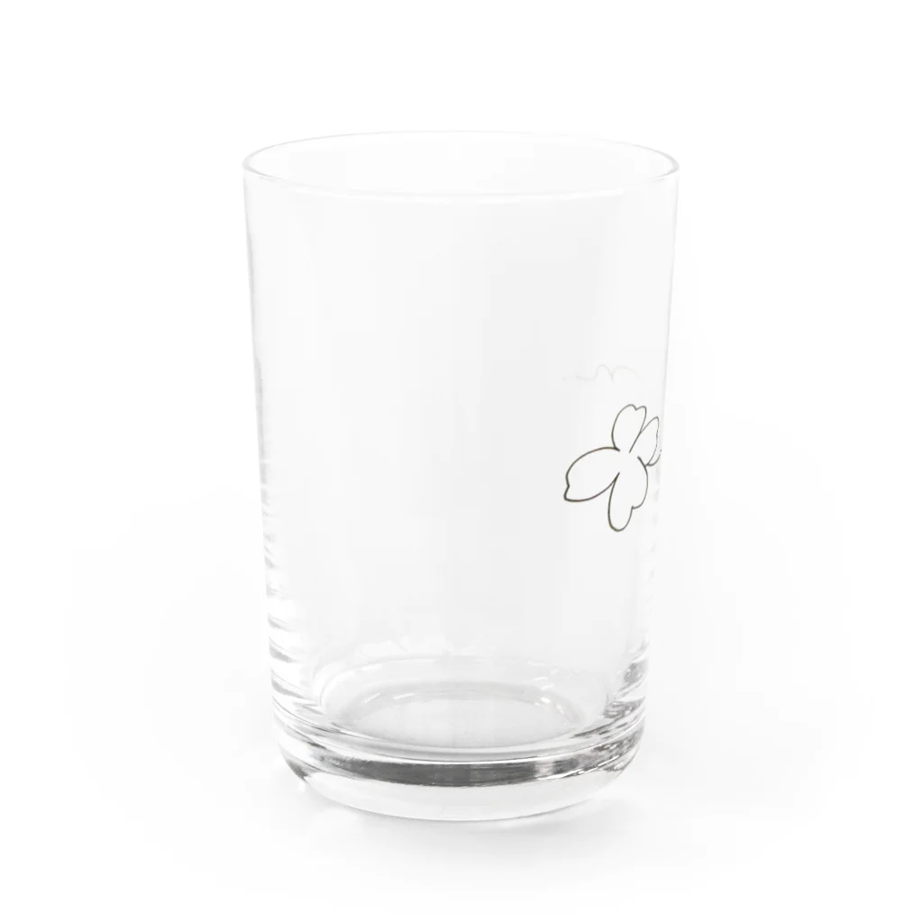 癒しサロン和みの届け幸せのクローバー Water Glass :left