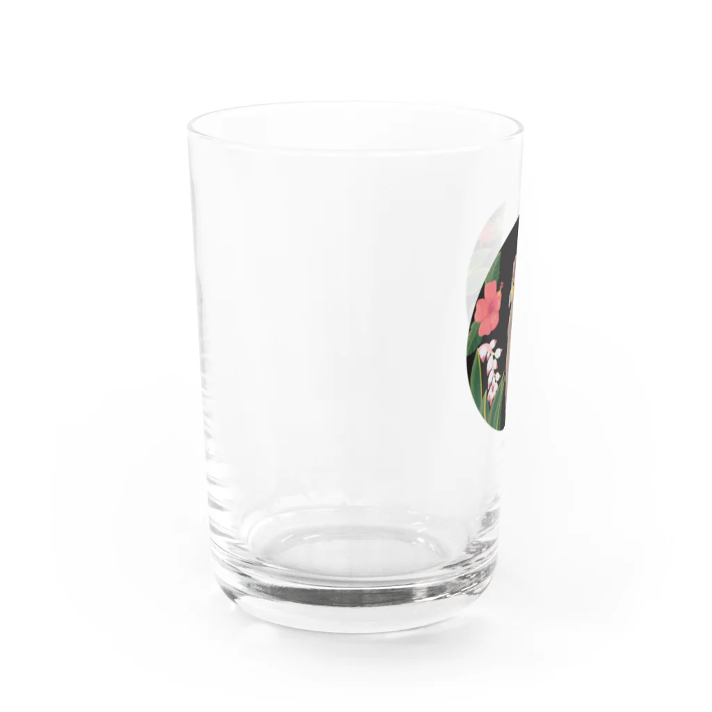 Ichのカンムリワシ / 南国植物シリーズ Water Glass :left