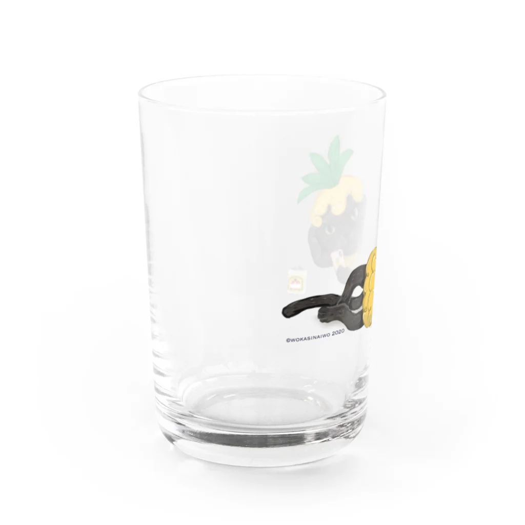 wokasinaiwoのパイナップルジジ Water Glass :left