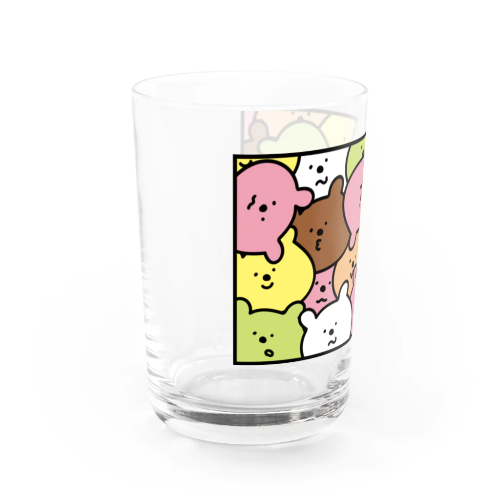 フカツ マリエのギューギュークマ レクタングルsp Water Glass :left