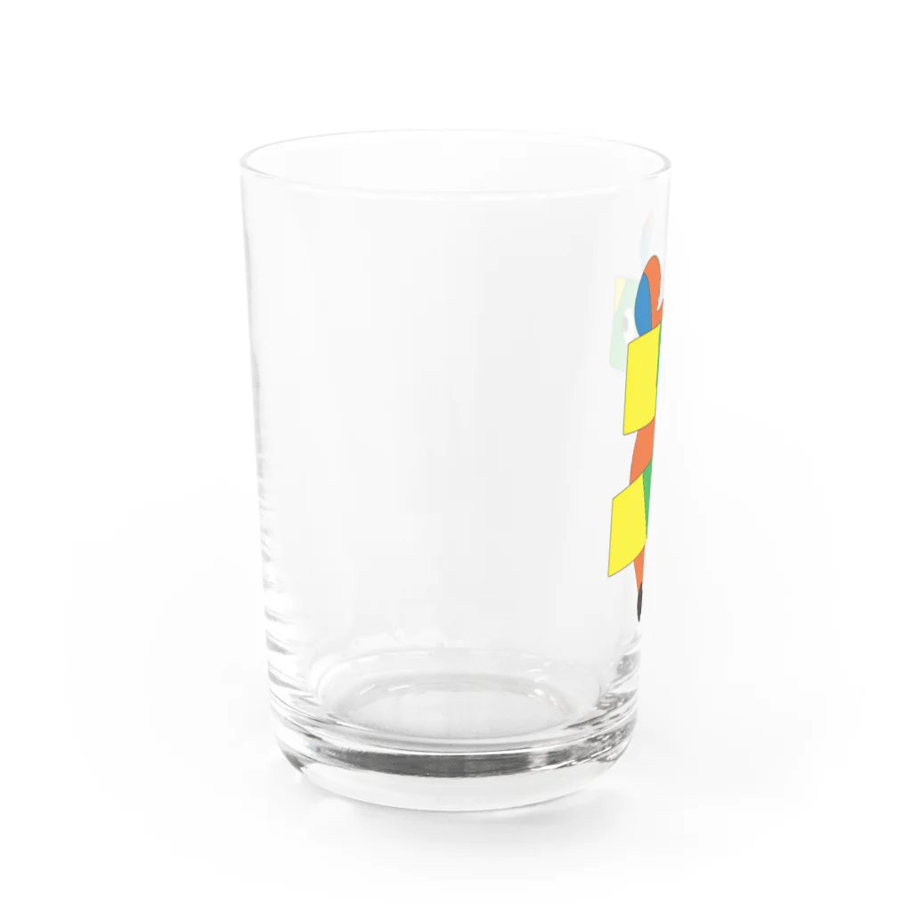 つきじ のはらのねずみ (ズレ) Water Glass :left