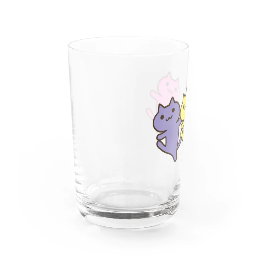 にざかなやのダンシンにゃーん Water Glass :left