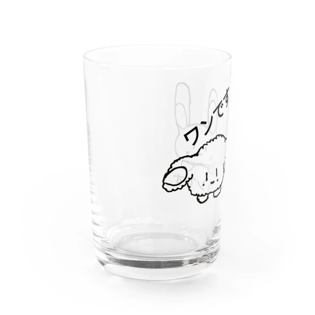 ネコッチ＿k(*´ω｀*)のワン!ピョン Water Glass :left