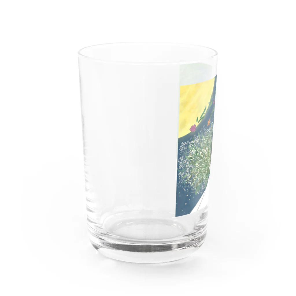 HAGU HOSHINO COLLABORATION STOREの【MAKI】HAGU HOSHINO Glass Water Glass :left