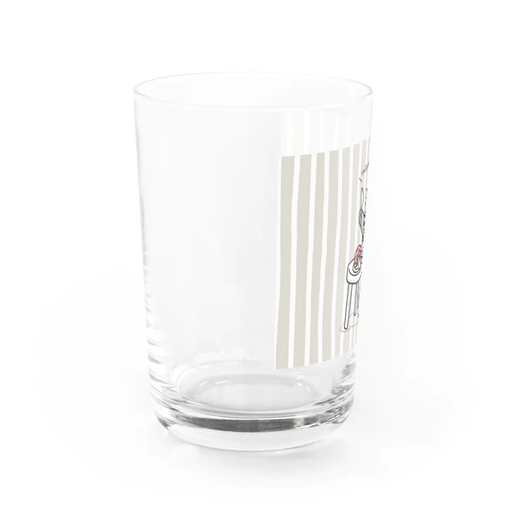 ちぃチョコっとのきのこクマ Water Glass :left