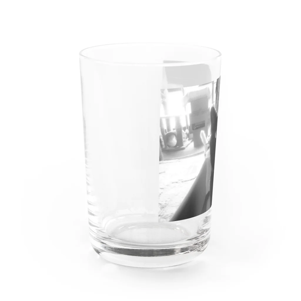 shootingcatのモノクロにゃー！！ Water Glass :left