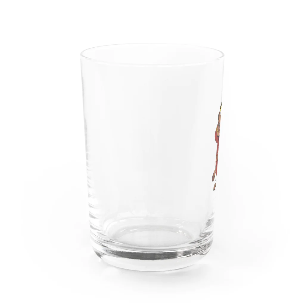 みらくしよしもの梅の木たぬき Water Glass :left