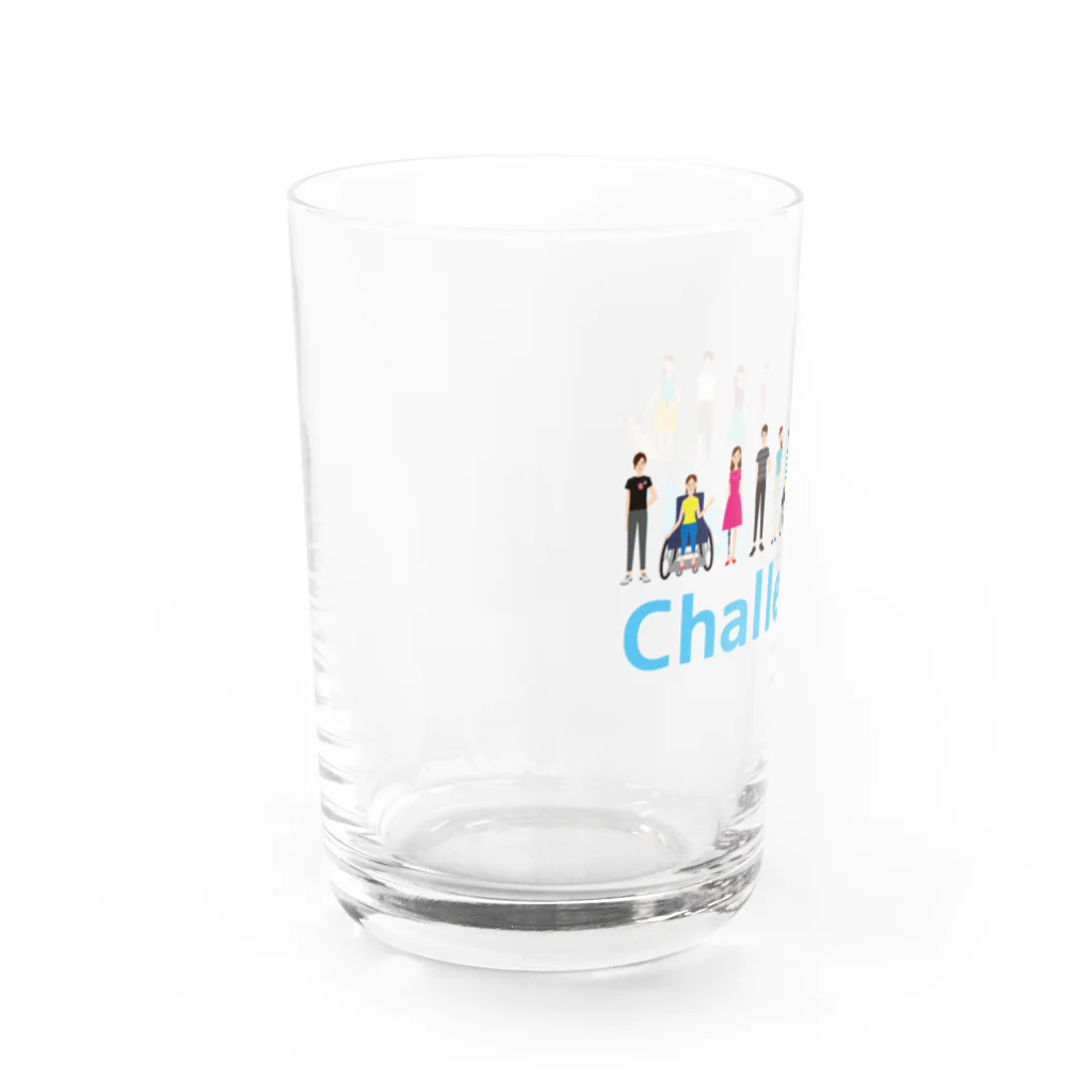 MiyataMiho/デザイナーイラストレーターのChallenged!　チャレンジド Water Glass :left